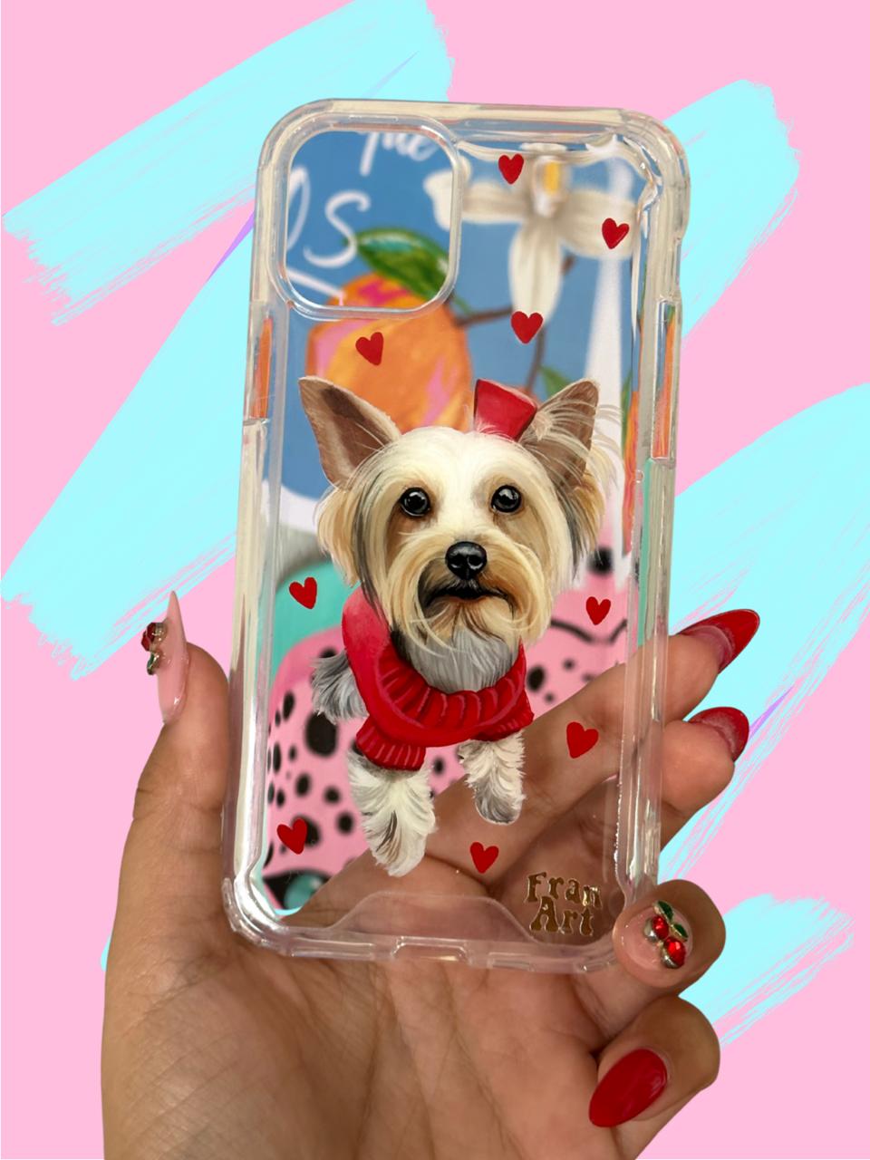 Custom Phone Cases With Pet Portraits