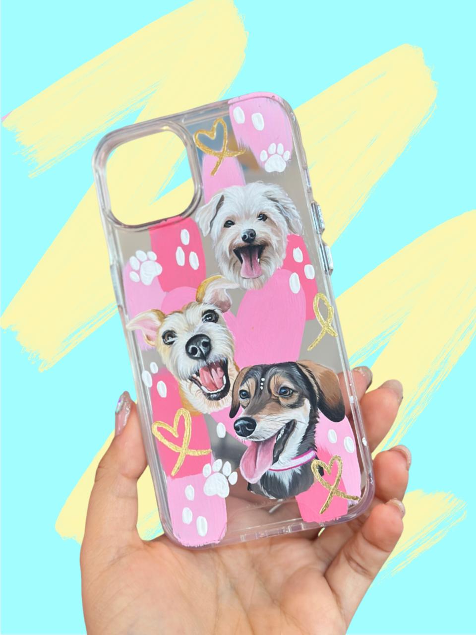 Custom Phone Cases With Pet Portraits