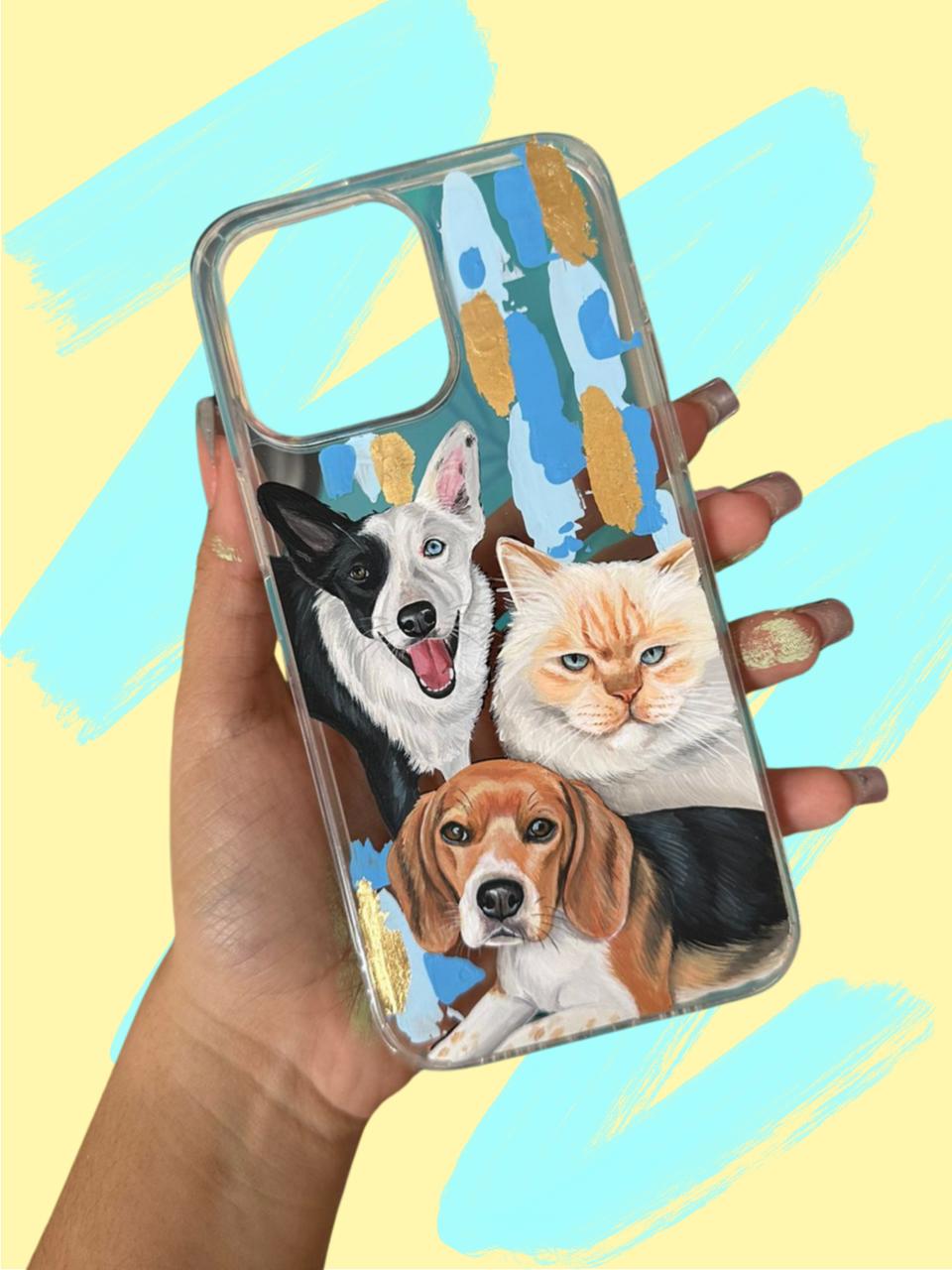 Custom Phone Cases With Pet Portraits