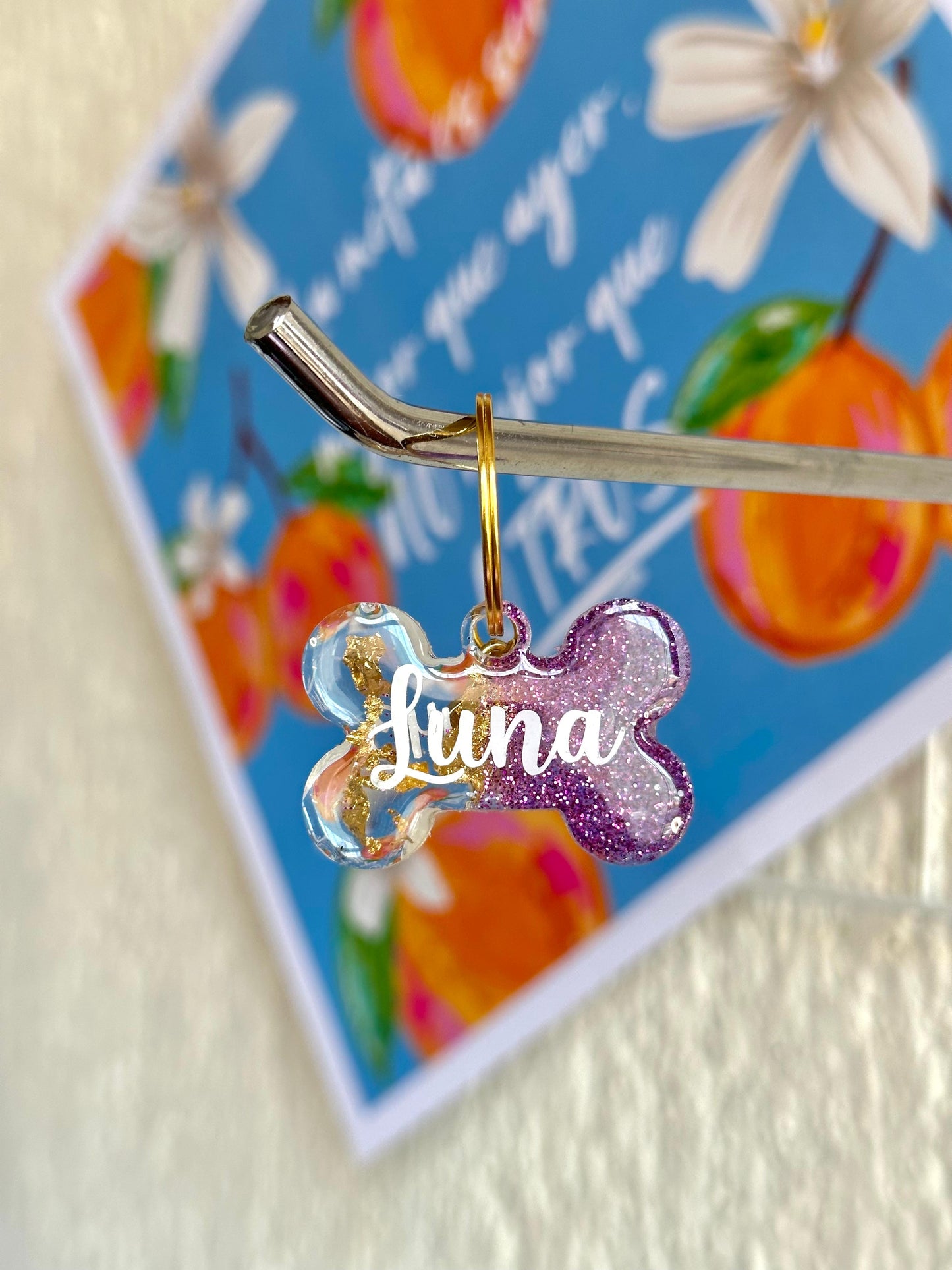 Personalized Resin Pet Tag