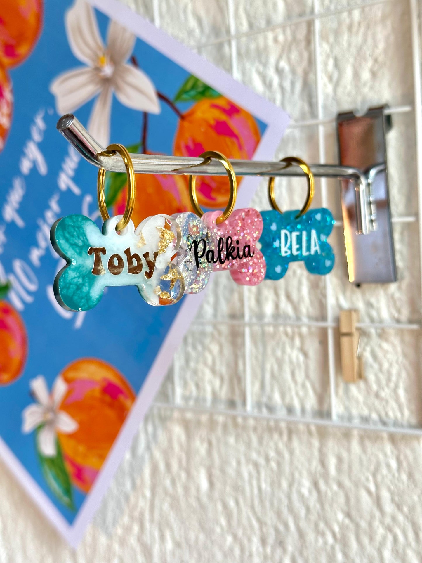 Personalized Resin Pet Tag