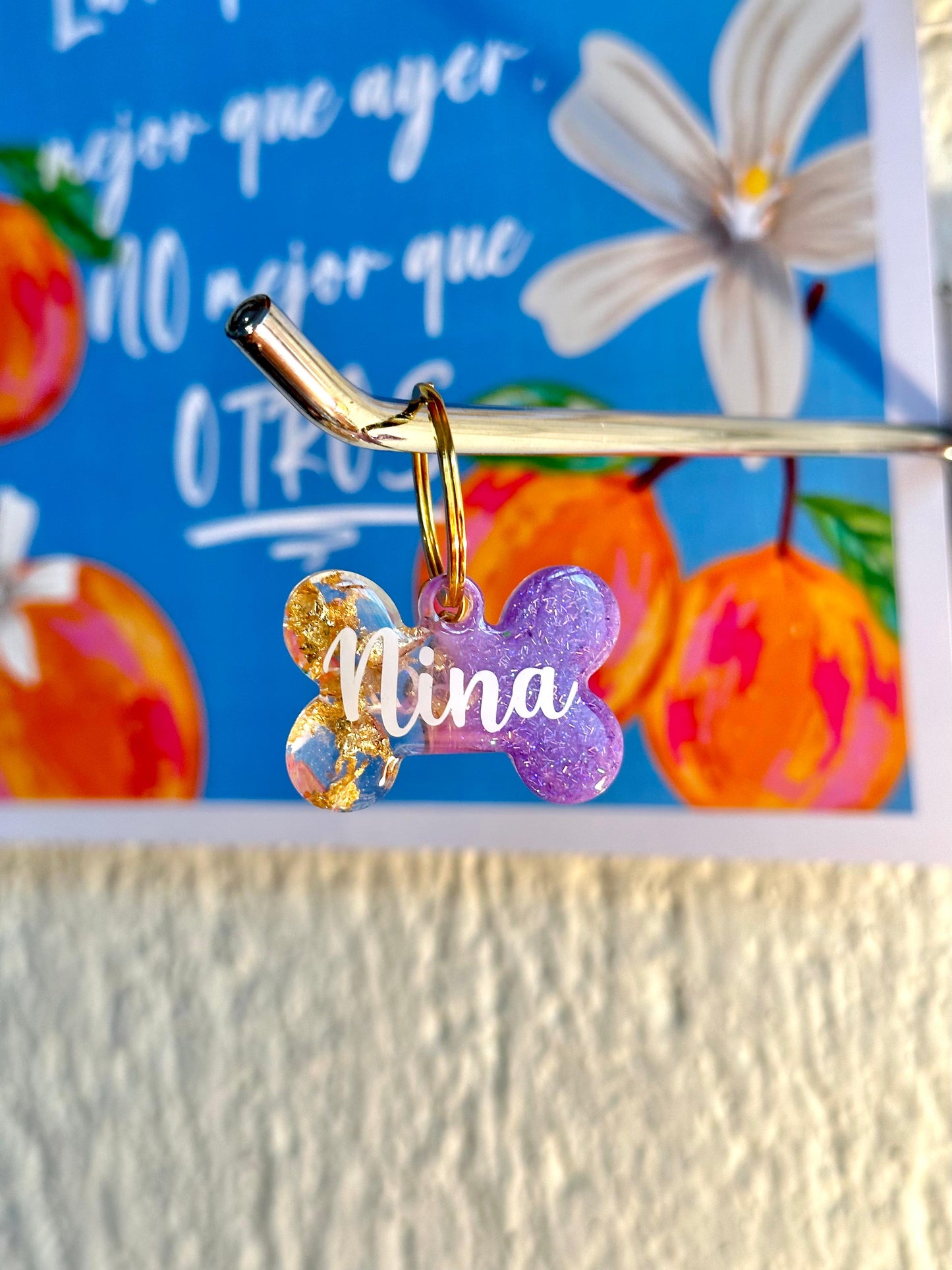 Personalized Resin Pet Tag