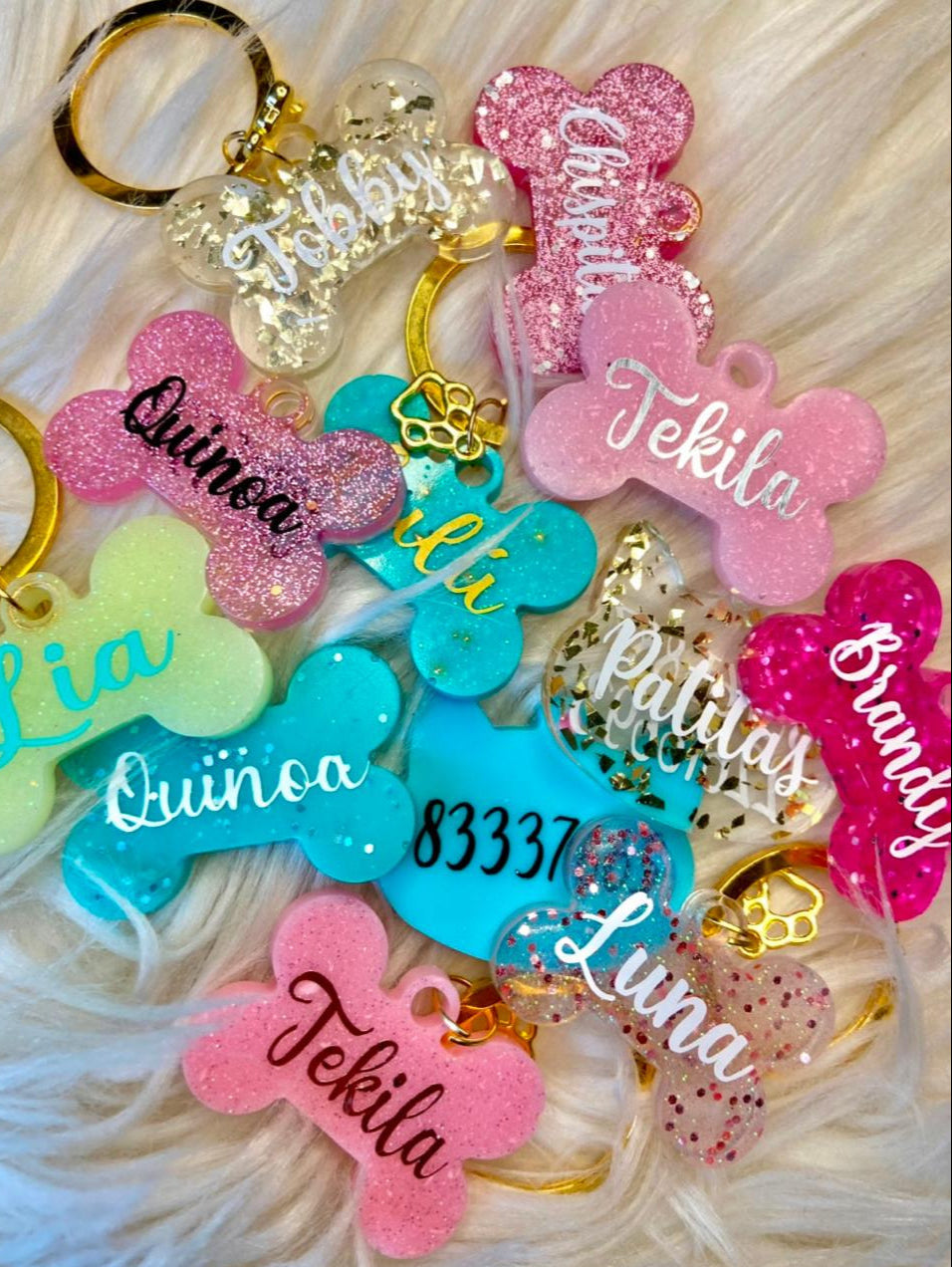 Personalized Resin Pet Tag