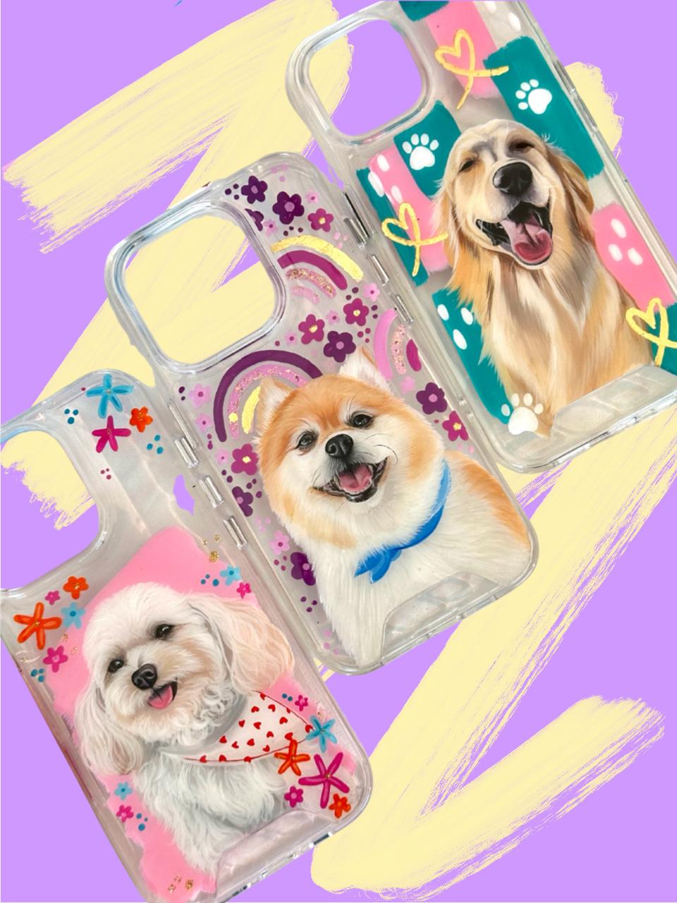 Custom Phone Cases With Pet Portraits